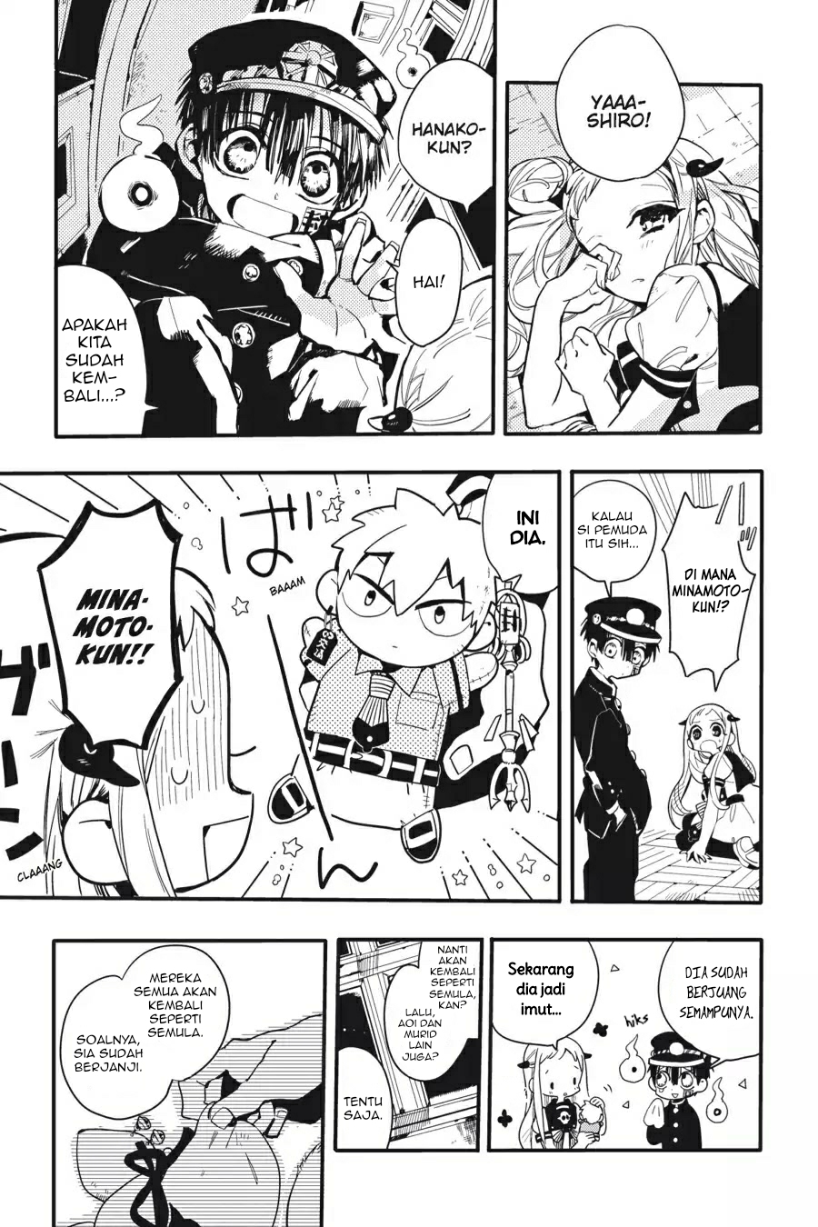 Jibaku Shounen Hanako-kun Chapter 07 Gambar 28