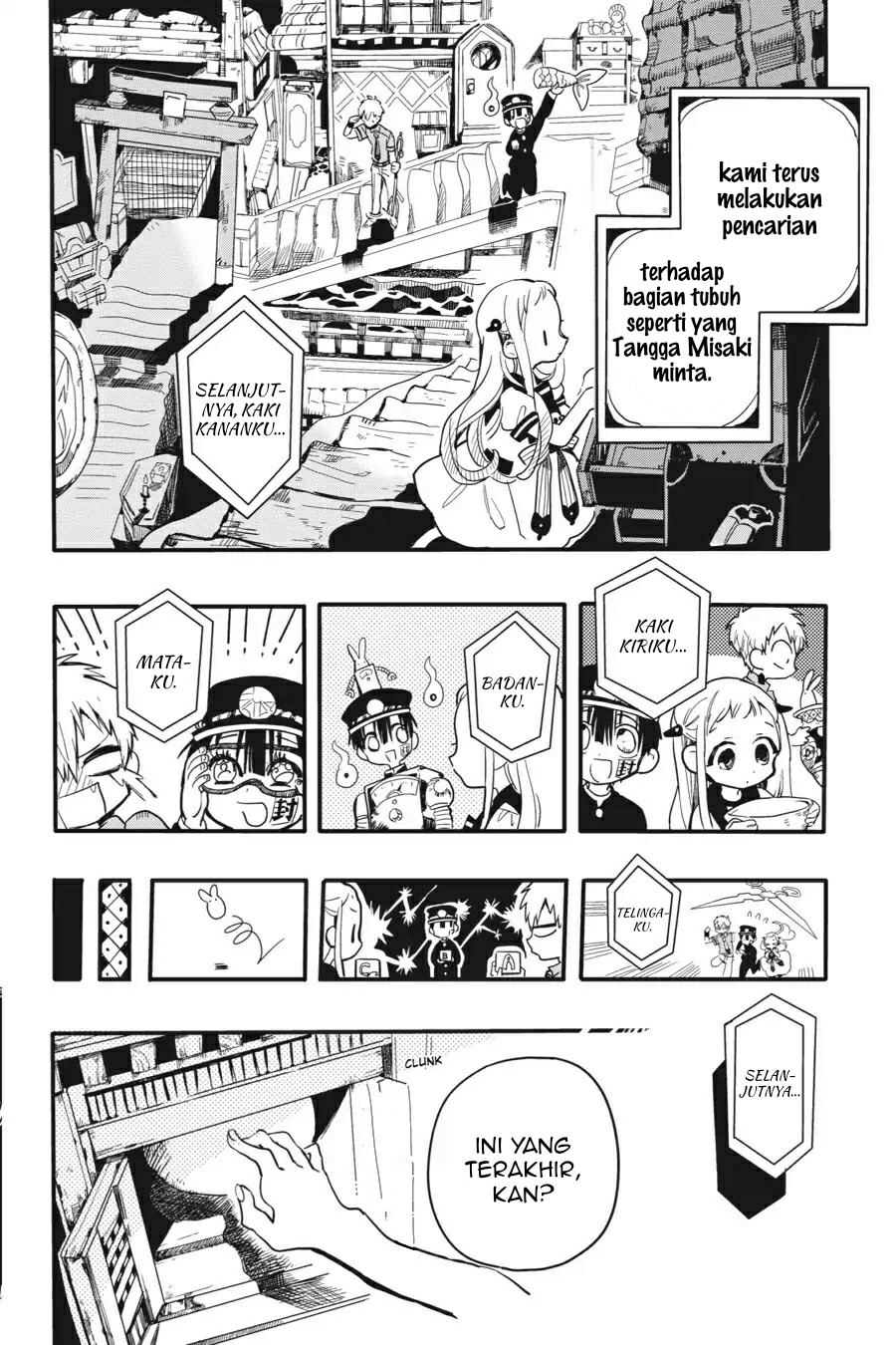Jibaku Shounen Hanako-kun Chapter 06 Gambar 19