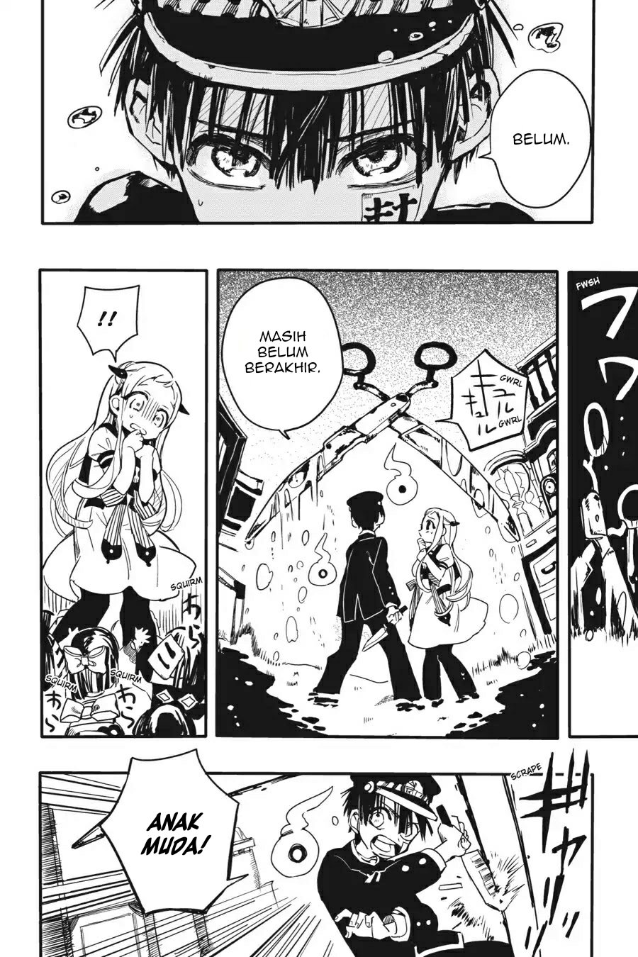 Jibaku Shounen Hanako-kun Chapter 05 Gambar 7