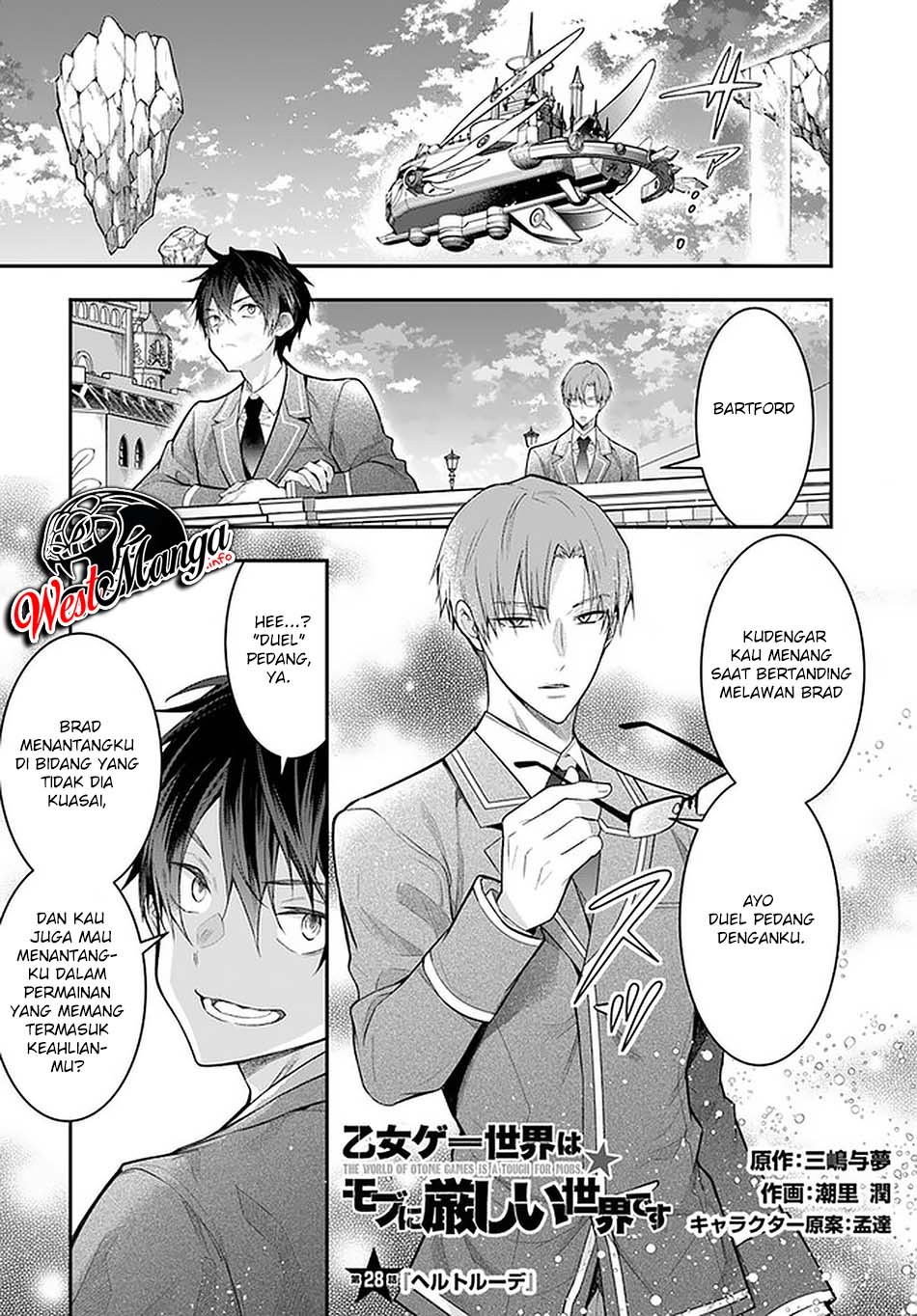 Baca Otome Game Sekai wa Mob ni Kibishii Sekai Desu Chapter 28 Gambar 2