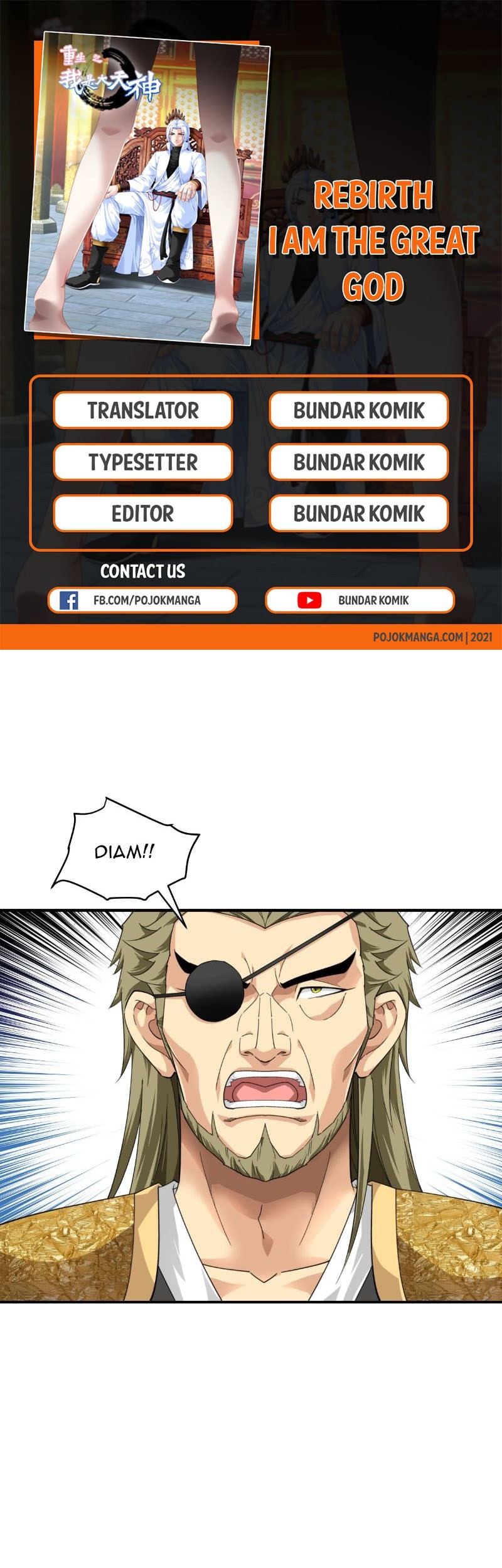 Baca Komik Rebirth I Am The Great God Chapter 35 Gambar 1