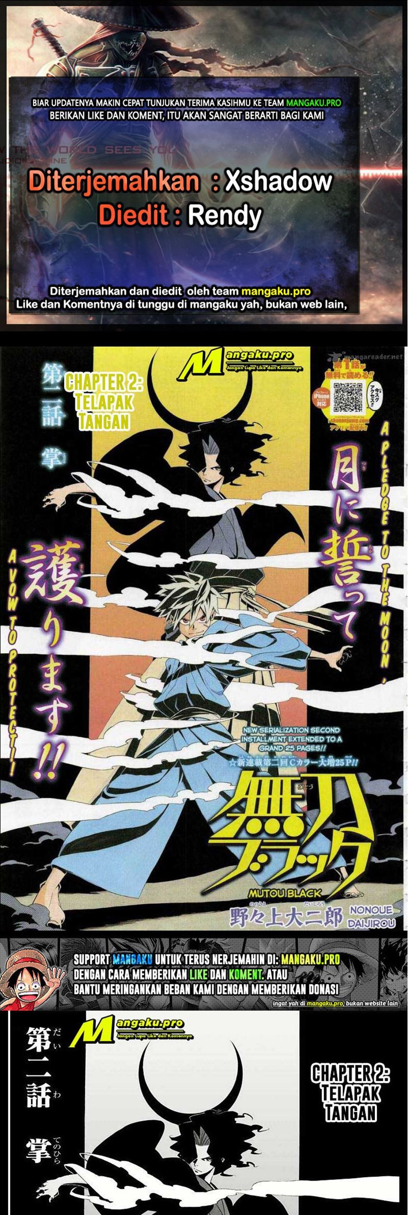Baca Komik Mutou Black Chapter 02 Gambar 1