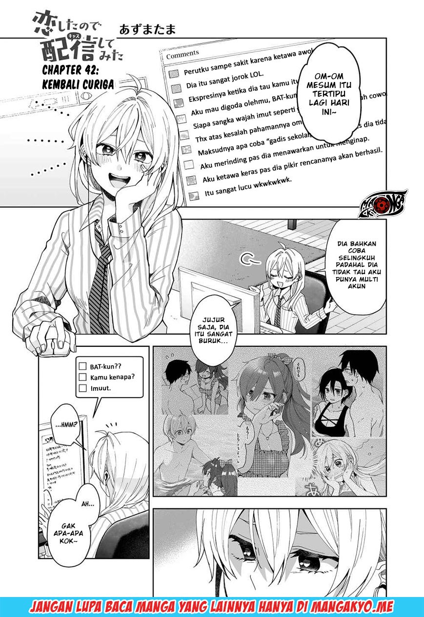 Baca  Koi Shita no de, Haishin Shite Mita Chapter 42 Gambar 2