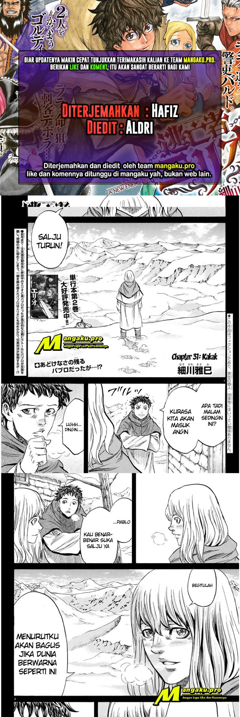 Baca Komik Toubousha Elio Chapter 31 Gambar 1