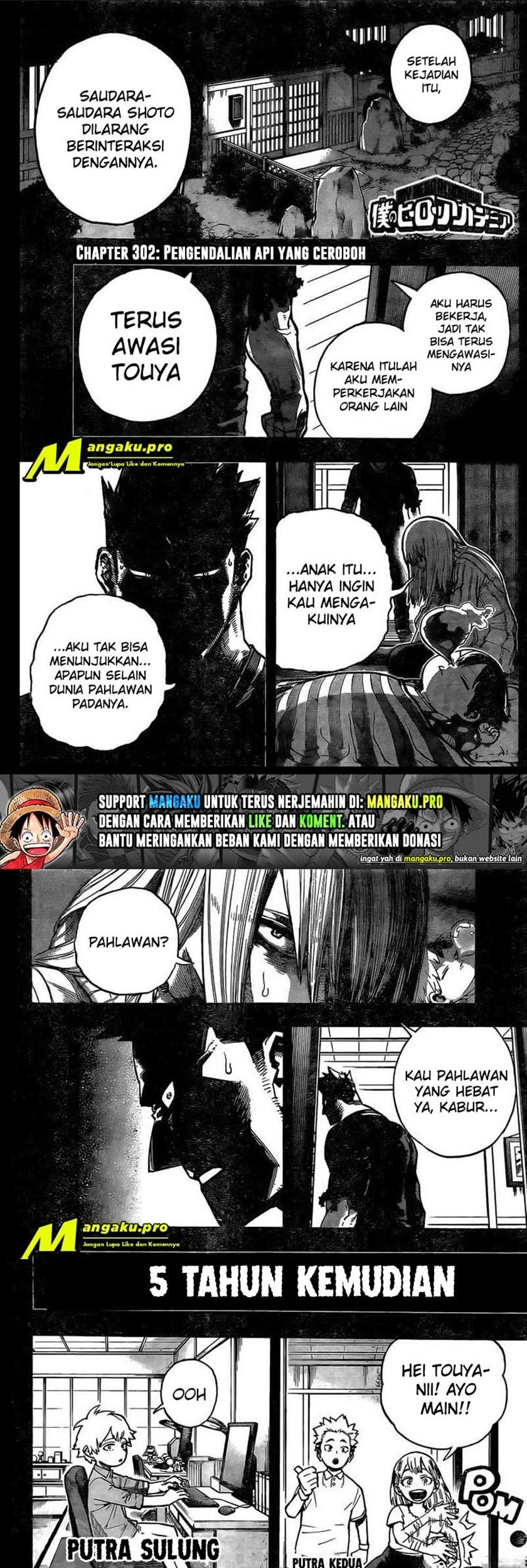Baca Manga Boku no Hero Academia Chapter 302 Gambar 2