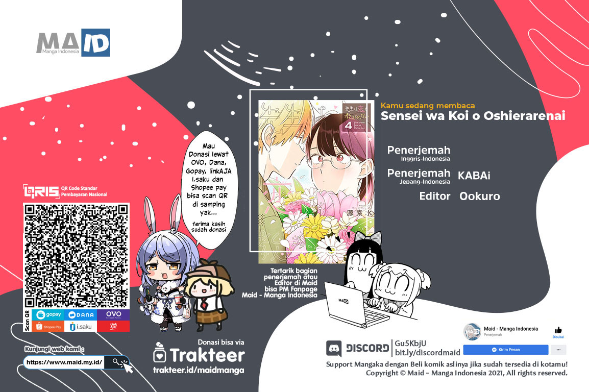 Baca Komik Sensei wa Koi wo Oshierarenai Chapter 34 Gambar 1