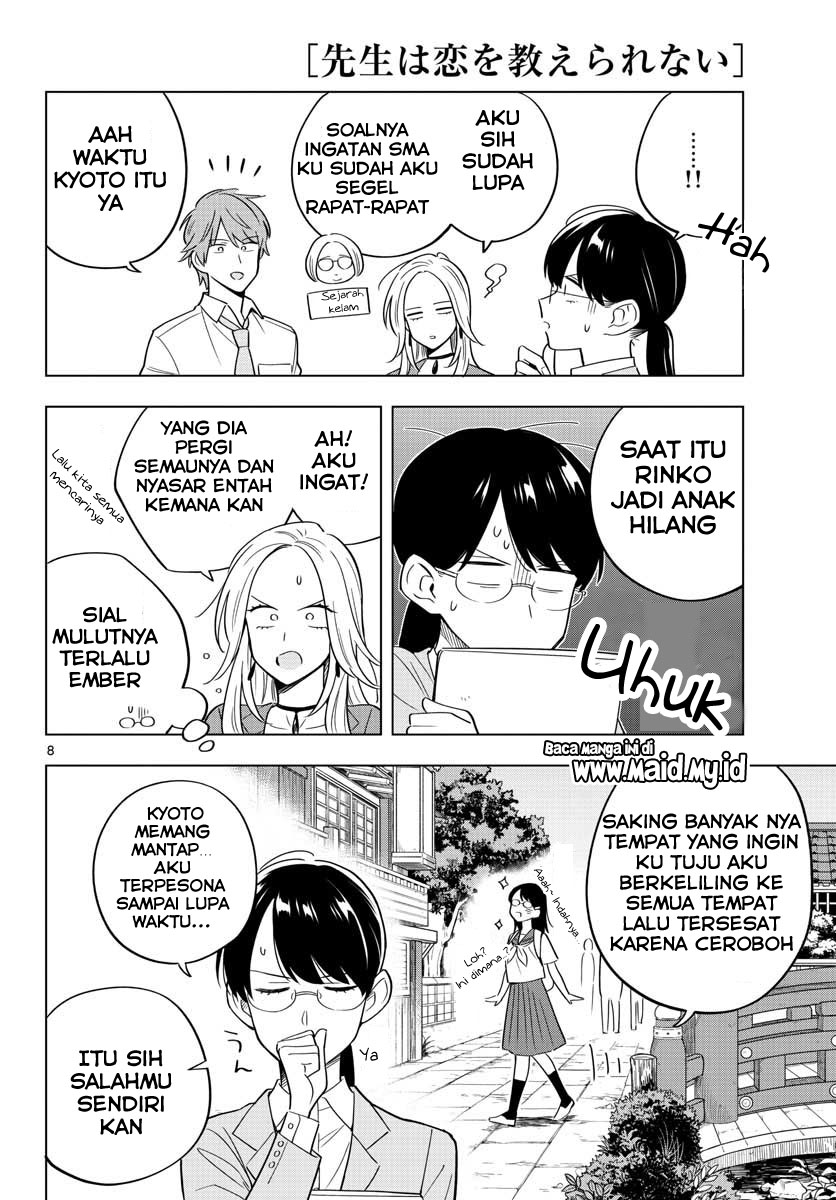 Sensei wa Koi wo Oshierarenai Chapter 34 Gambar 10