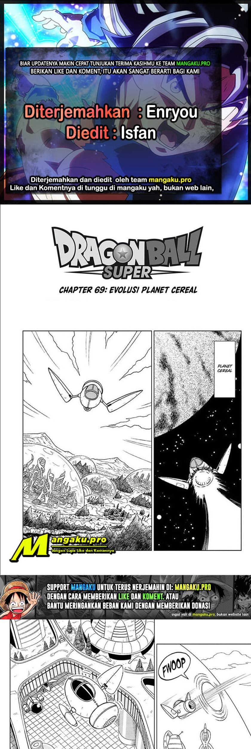 Baca Komik Dragon Ball Super Chapter 69.1 Gambar 1
