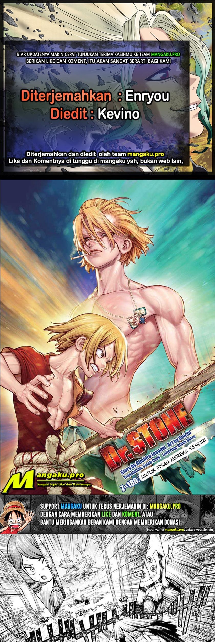 Baca Komik Dr. Stone Chapter 186 Gambar 1