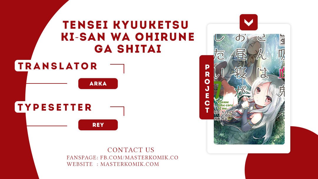 Baca Komik Tensei Kyuuketsukisan wa Ohirune ga Shitai Chapter 31.1 Gambar 1