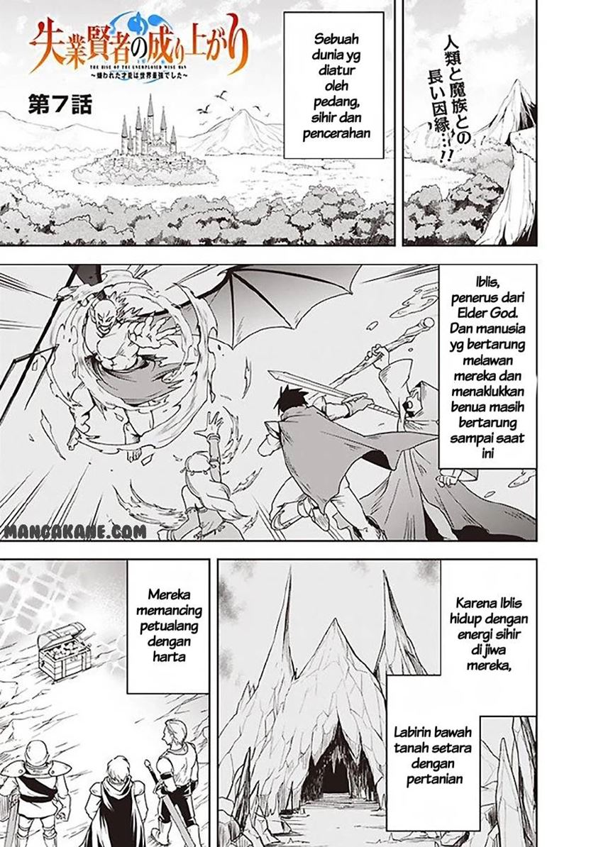 Baca Komik Shitsugyou Kenja no Nariagari Chapter 07 Gambar 1