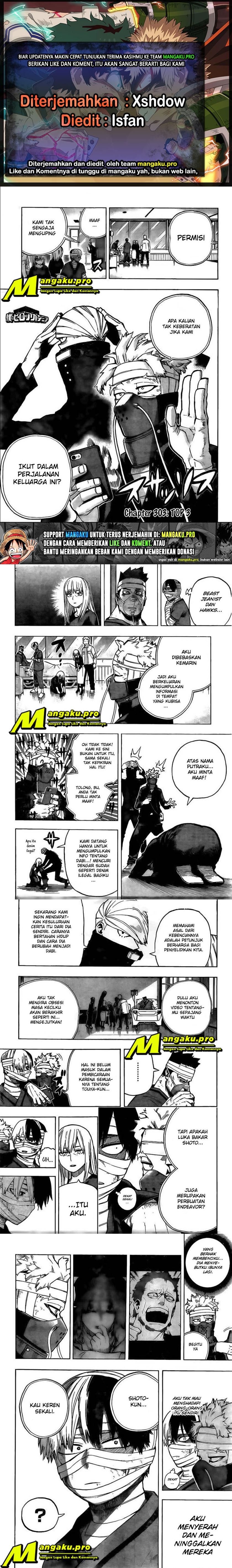 Baca Komik Boku no Hero Academia Chapter 303 Gambar 1
