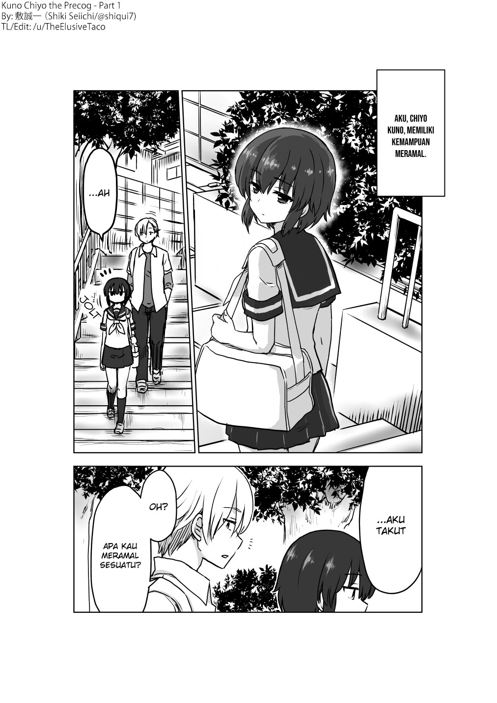 Baca Manga Yochi Nouryoku Manga: Kunou Chiyo Chapter 1 Gambar 2