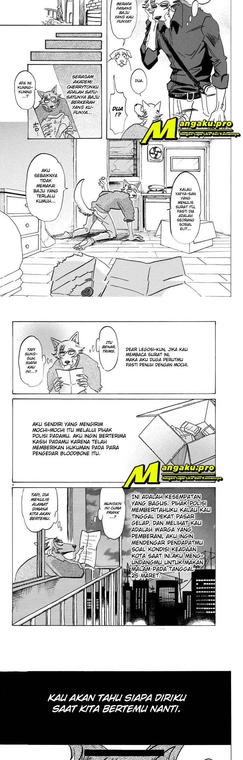 Beastars Chapter 116 Gambar 4