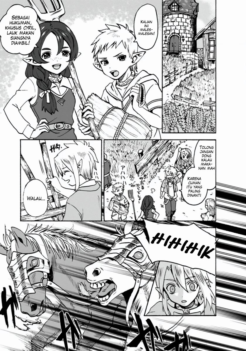 Baca Komik Elf Tensei Kara no Cheat Kenkokuki Chapter 01.2 Gambar 1