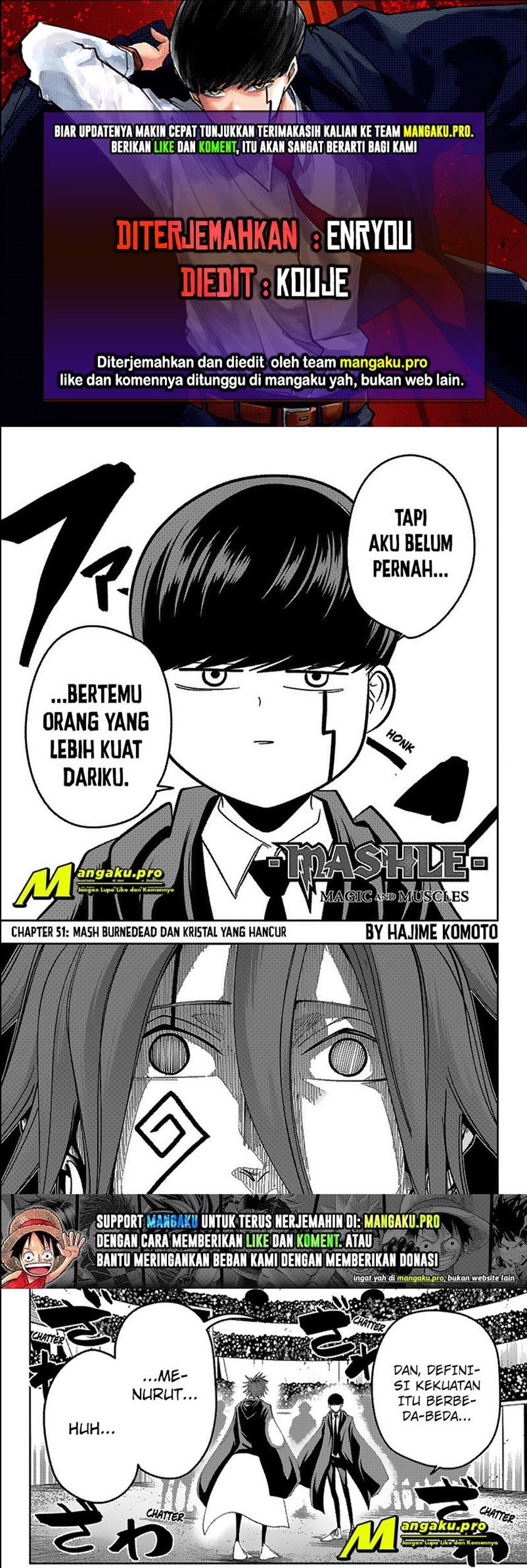 Baca Komik Mashle: Magic and Muscles Chapter 51 Gambar 1