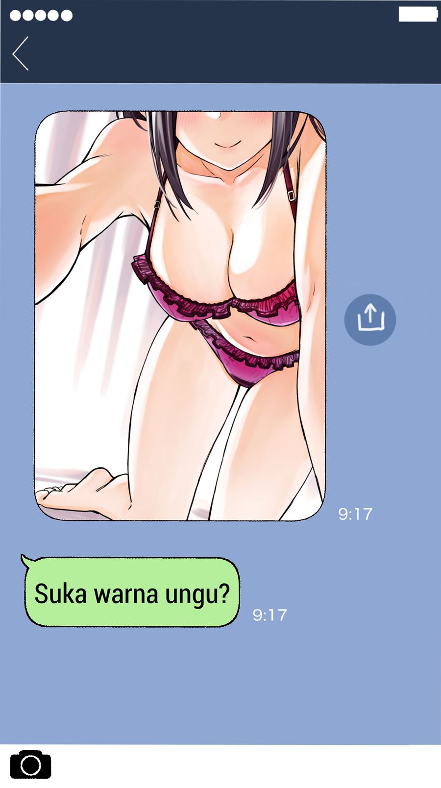 The Kouhai Who Reports the Color of Her Underwear to Me Every Morning for Some Reason Chapter 01 Gambar 3
