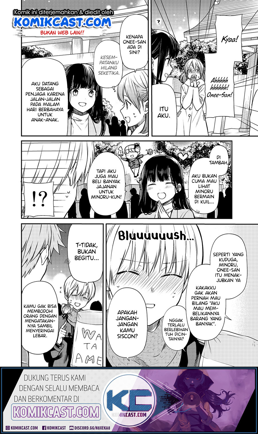 Danshi Koukousei wo Yashinaitai Onee-san no Hanashi Chapter 139 Gambar 3