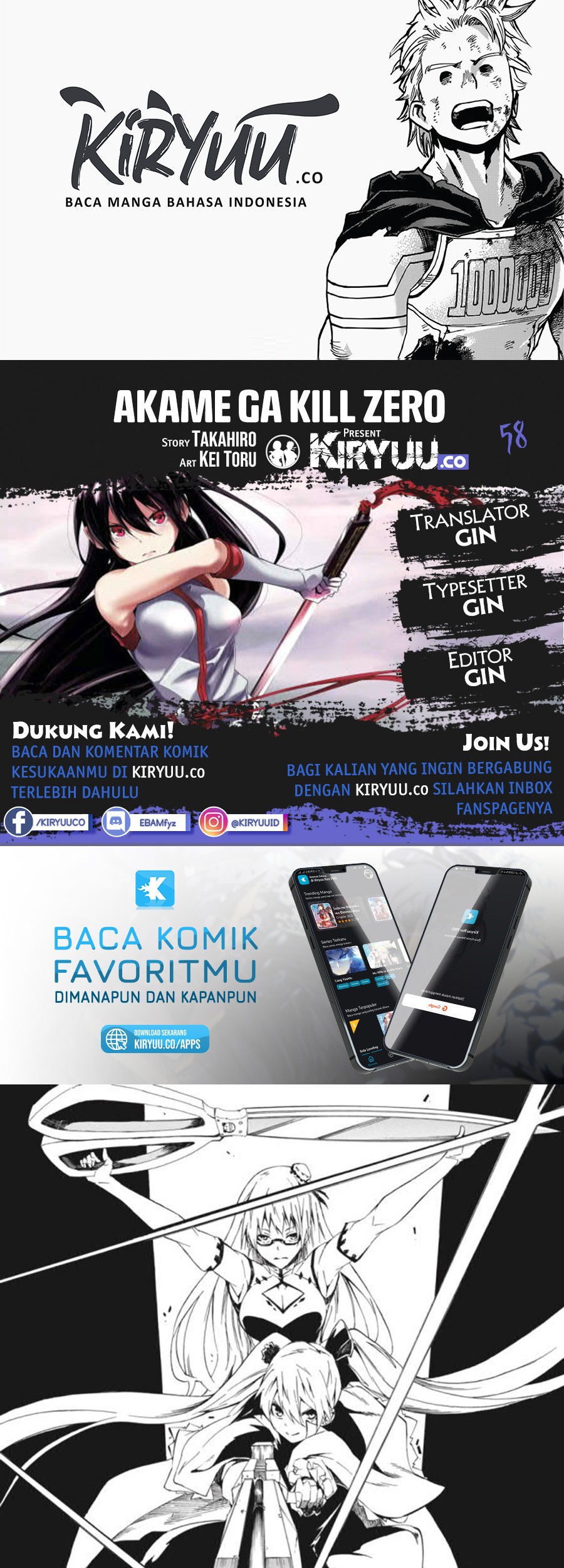 Baca Komik Akame ga Kill! Zero Chapter 58 Gambar 1