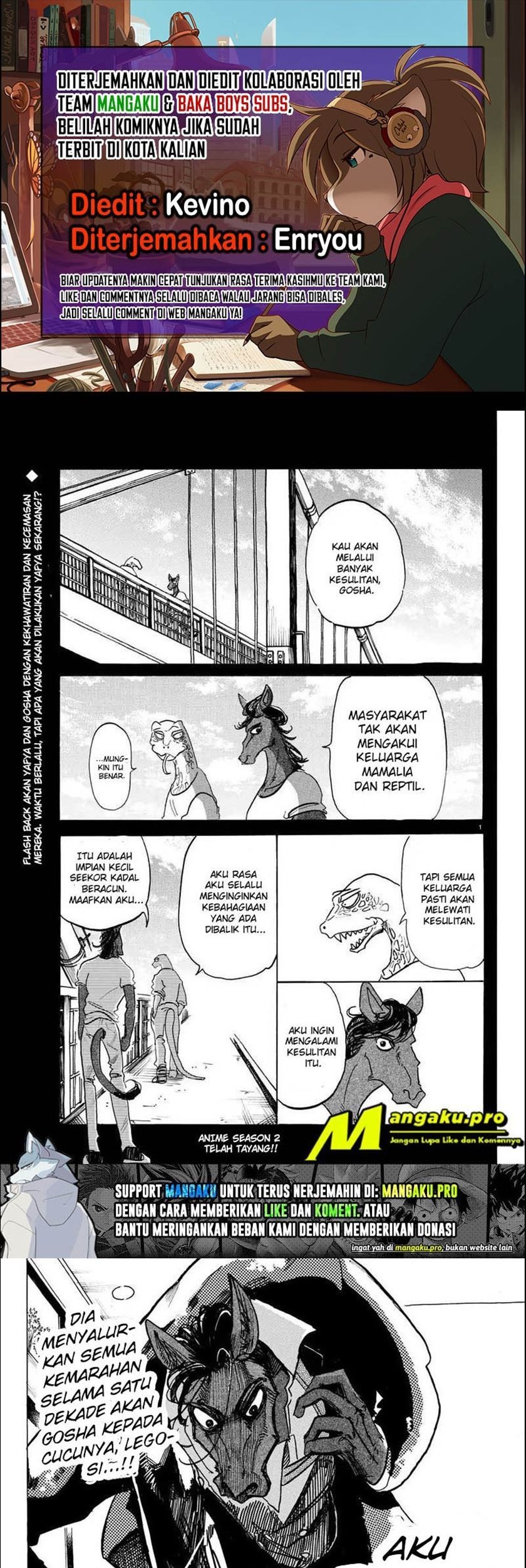 Baca Komik Beastars Chapter 118 Gambar 1