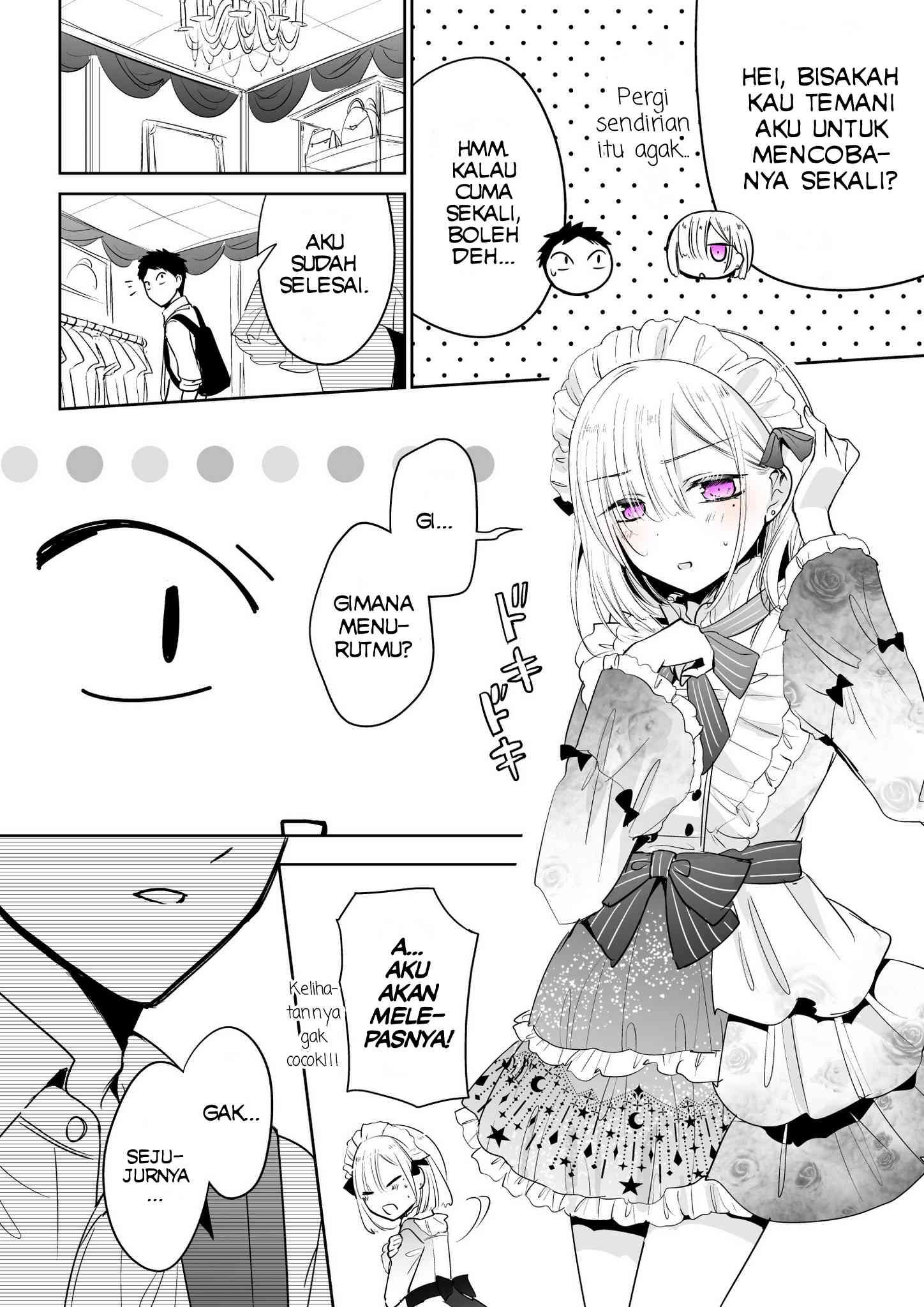 Tomodachi ga Skirt haite mitai tte Itte kita Ken Chapter 01 Gambar 3