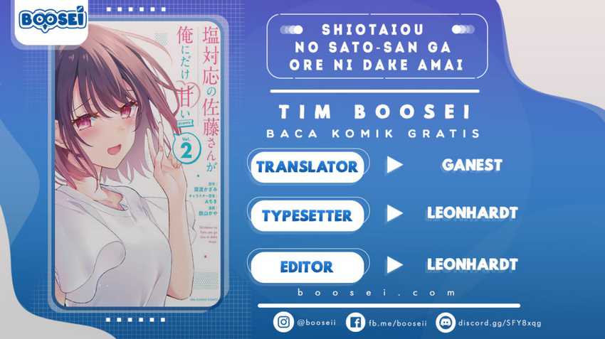 Baca Komik Shiotaiou no Sato-san ga Ore ni dake Amai Chapter 10 Gambar 1