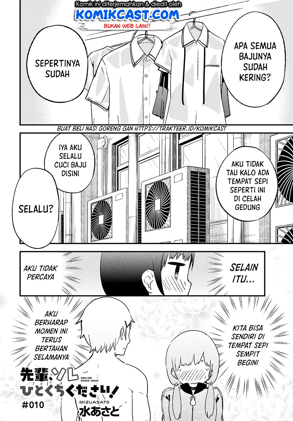 Baca Manga Senpai, Sore hitokuchi kudasai!  Chapter 10 Gambar 2