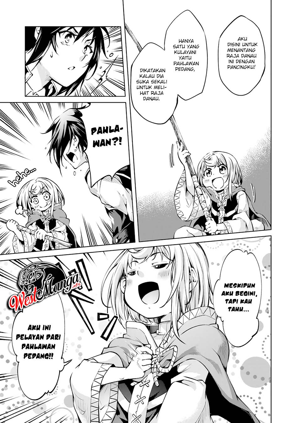 Kamigami ni Sodaterare Shimo no, Saikyou to Naru Chapter 09 Gambar 13