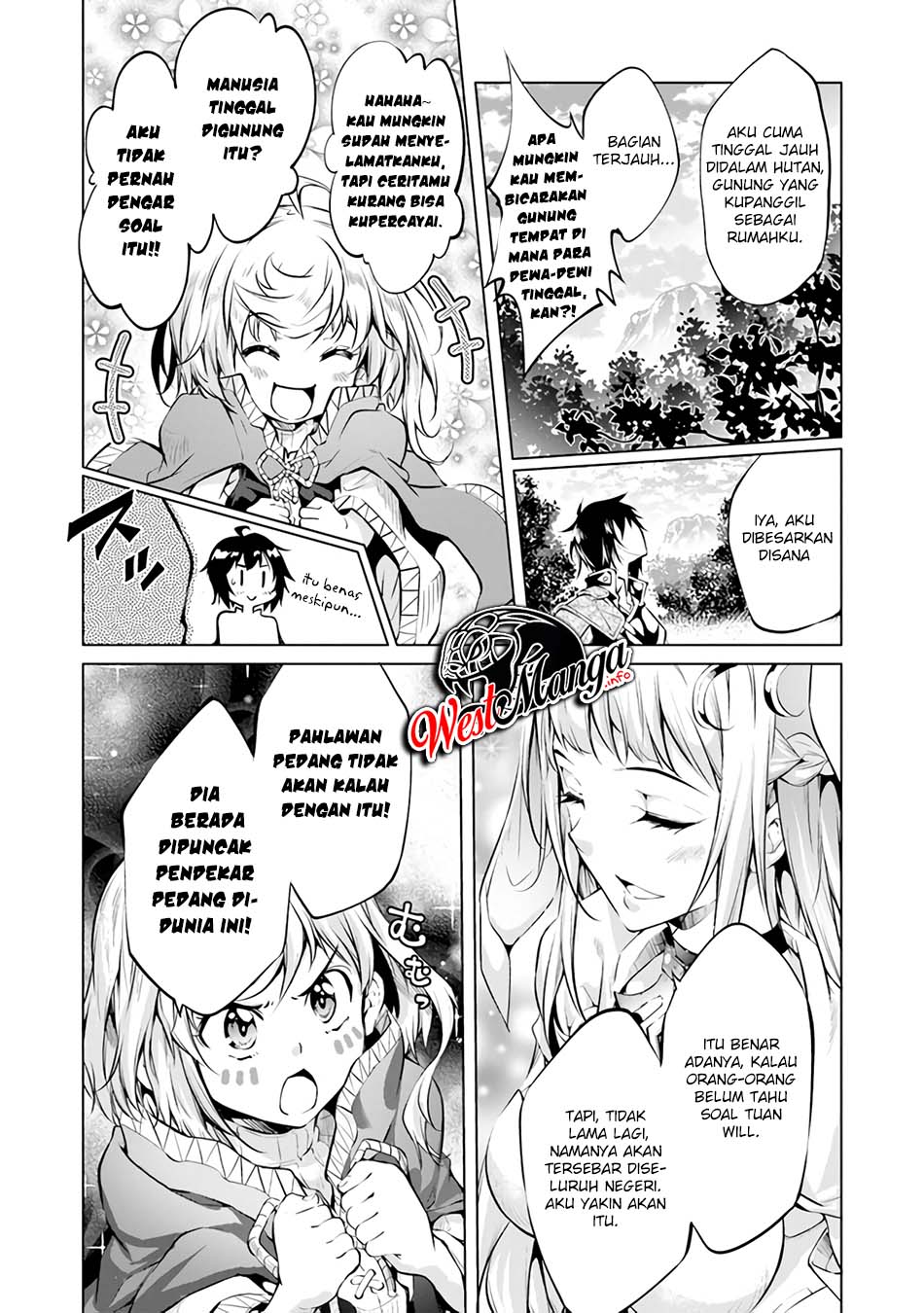 Kamigami ni Sodaterare Shimo no, Saikyou to Naru Chapter 09 Gambar 25