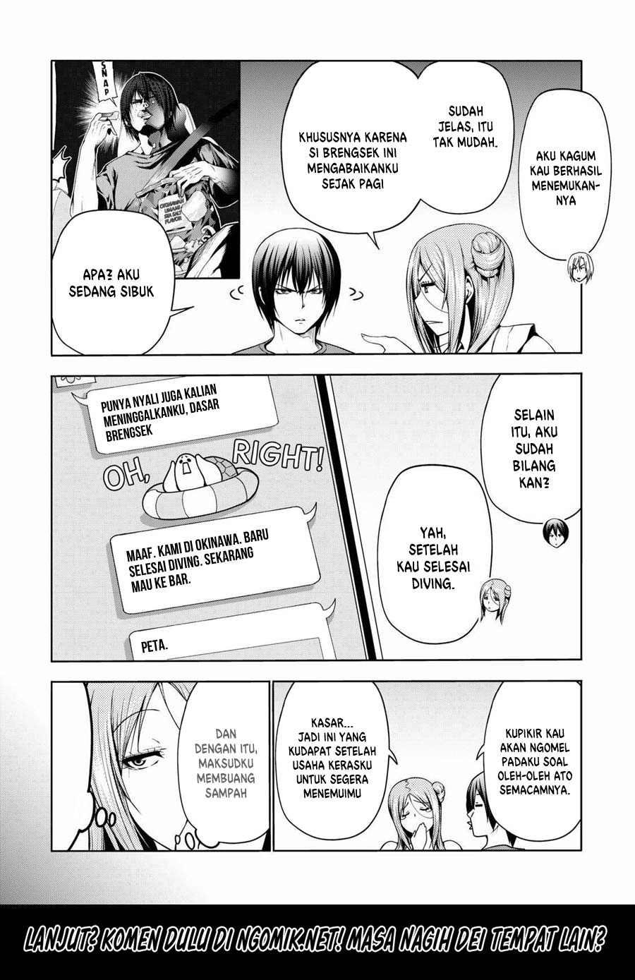 Grand Blue Chapter 66.2 Gambar 18