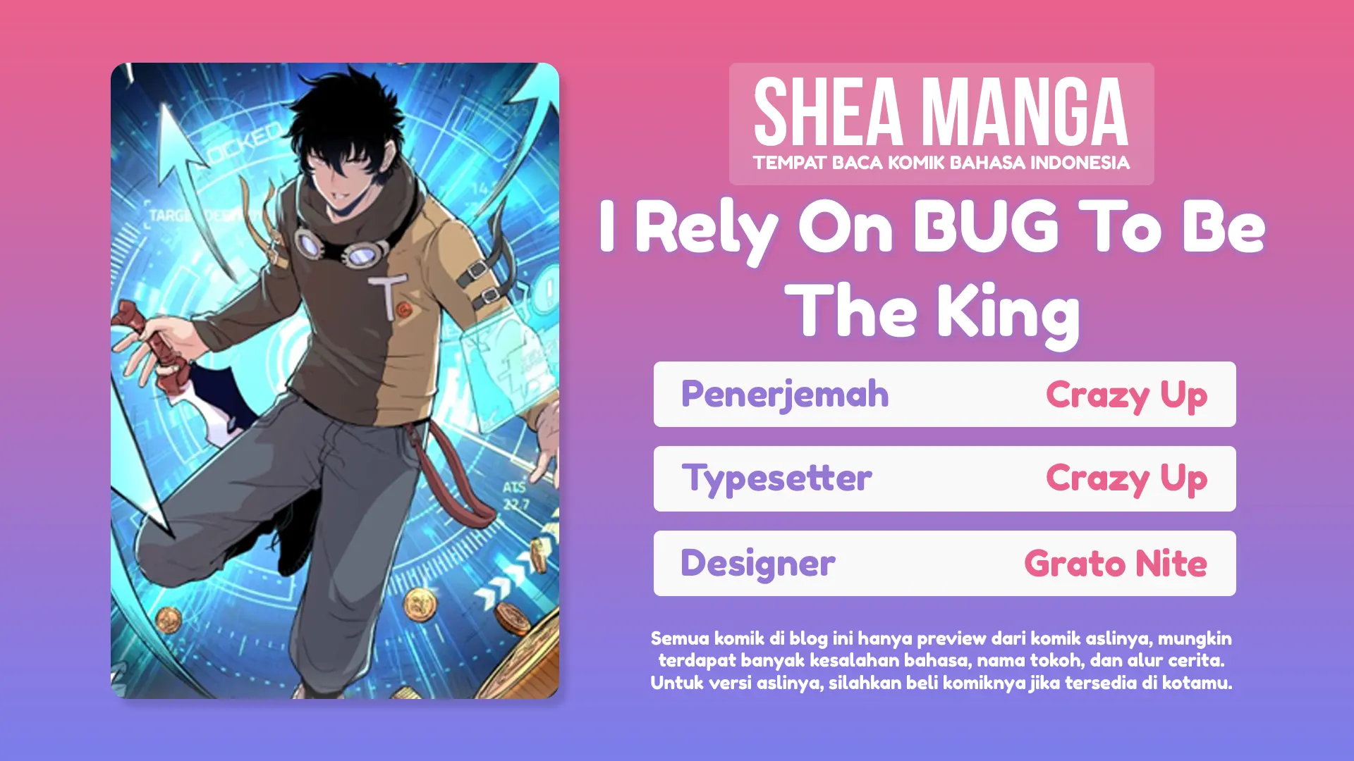 Baca Komik I Rely On BUG To Be The King Chapter 1.1 Gambar 1