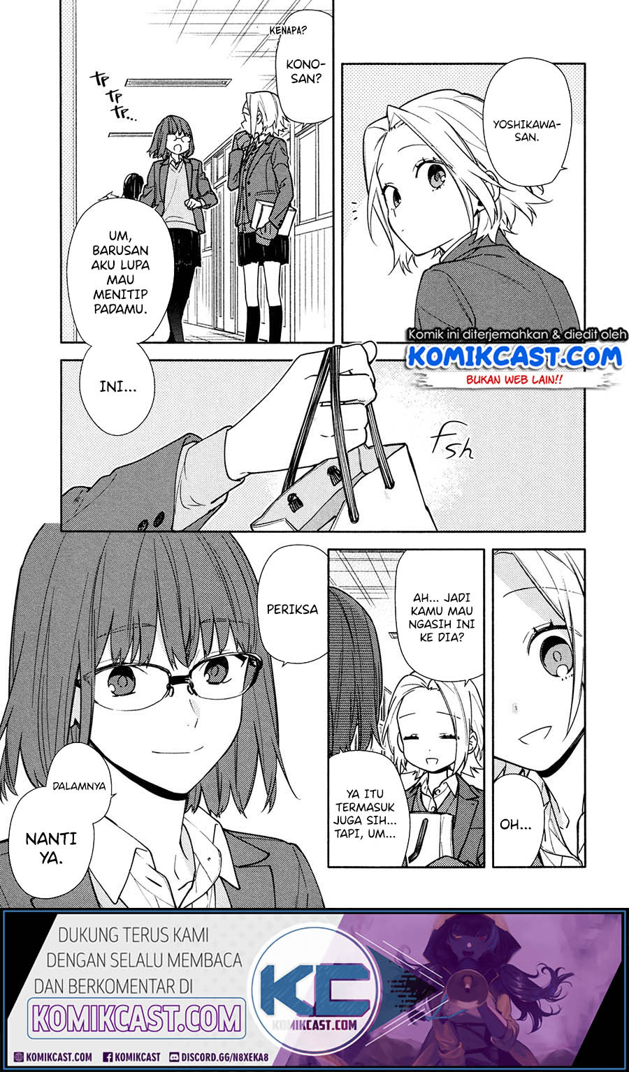 Horimiya Chapter 121.6 Gambar 6