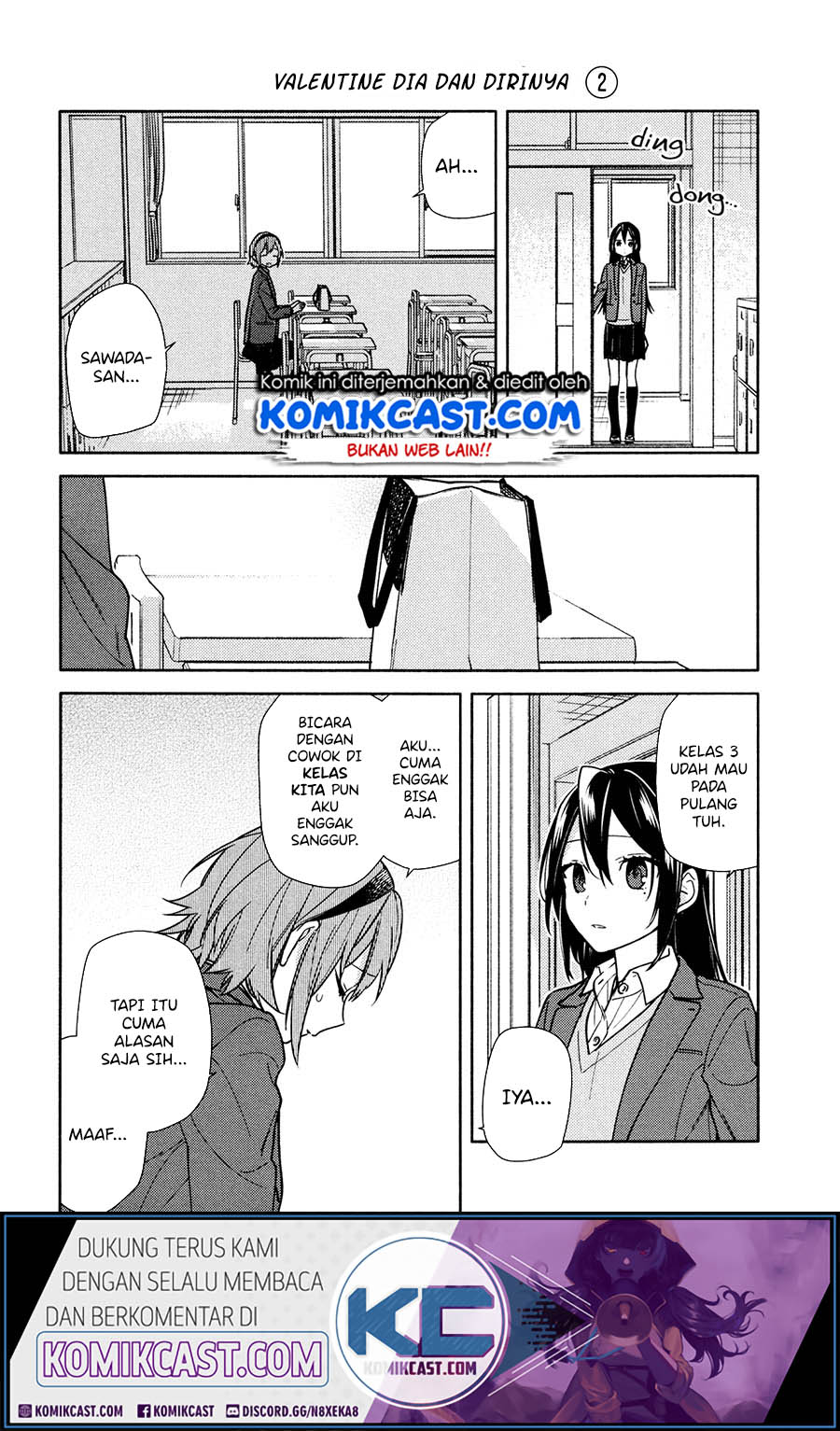 Horimiya Chapter 121.6 Gambar 9