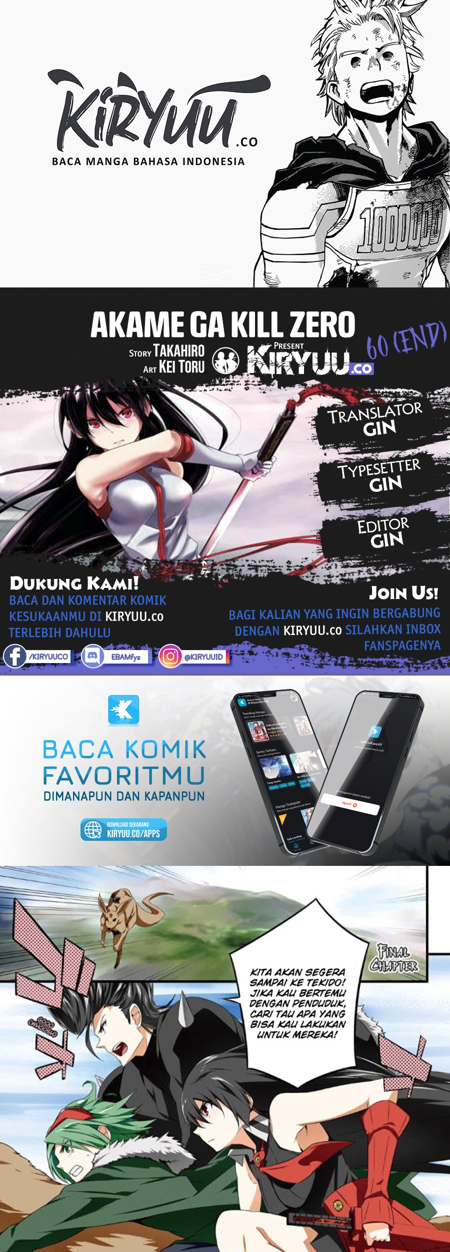Baca Komik Akame ga Kill! Zero Chapter 60 Gambar 1