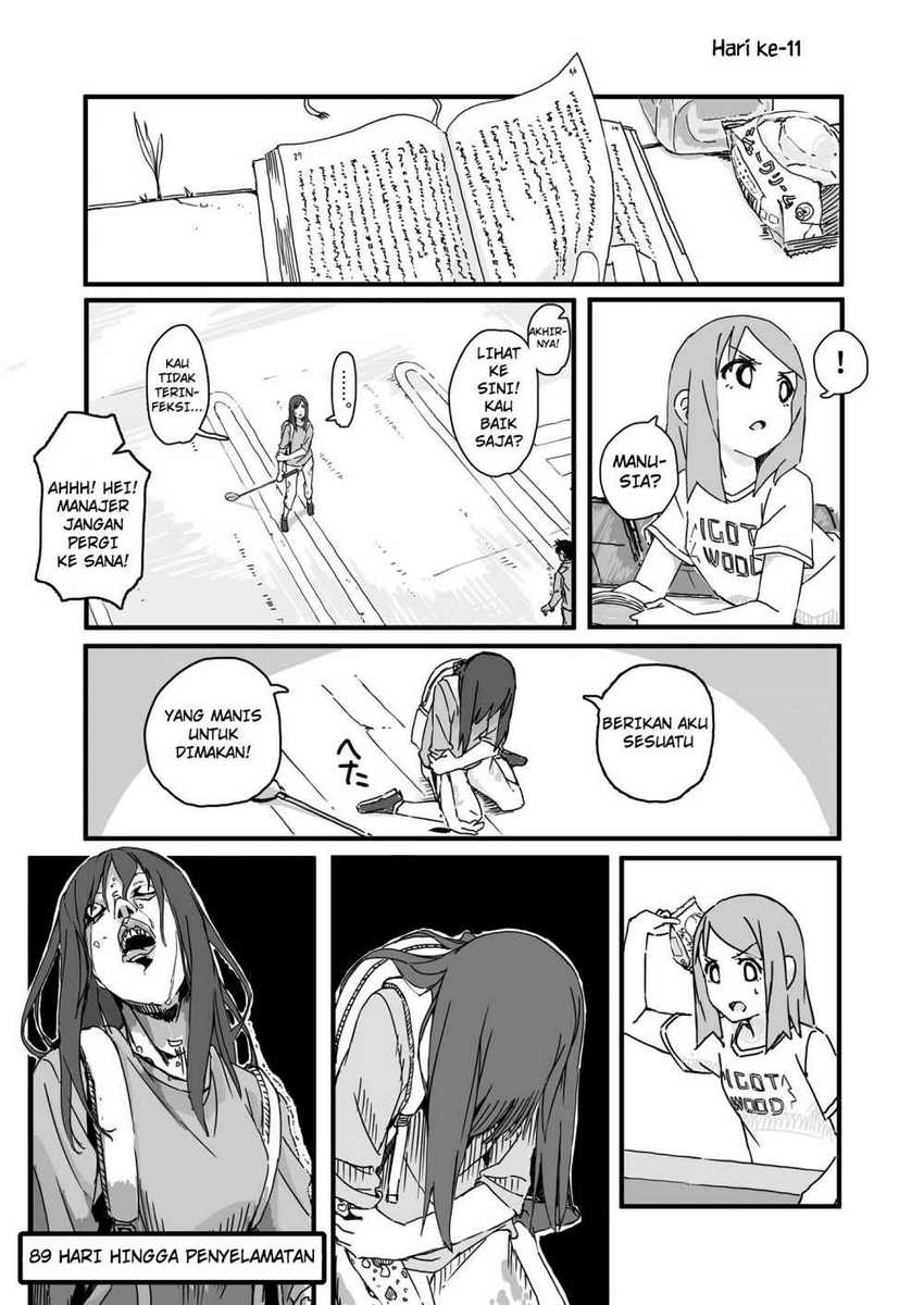 Baca Komik Convenience Store of the Dead ~The Convenience Store Clerk Will Get Rescued in 100 Days~ Chapter 11 Gambar 1