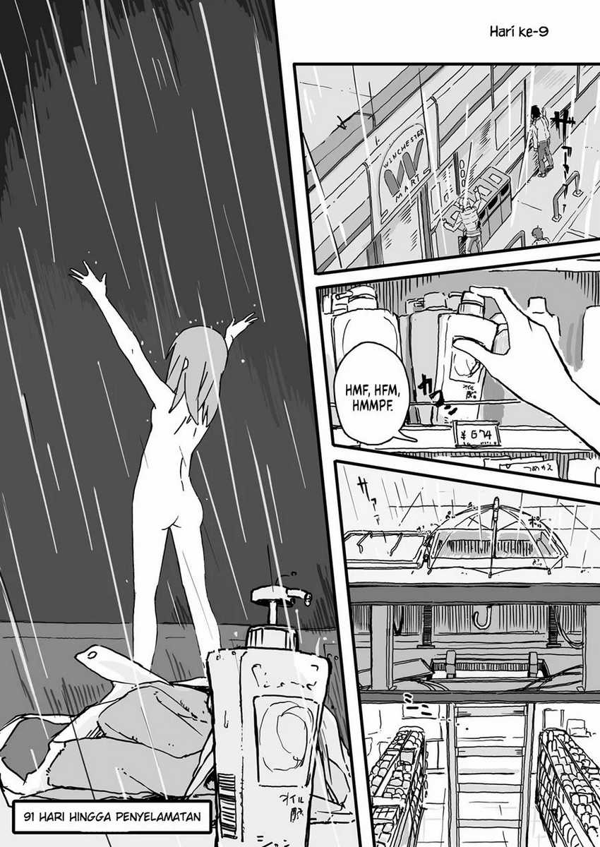 Baca Komik Convenience Store of the Dead ~The Convenience Store Clerk Will Get Rescued in 100 Days~ Chapter 9 Gambar 1