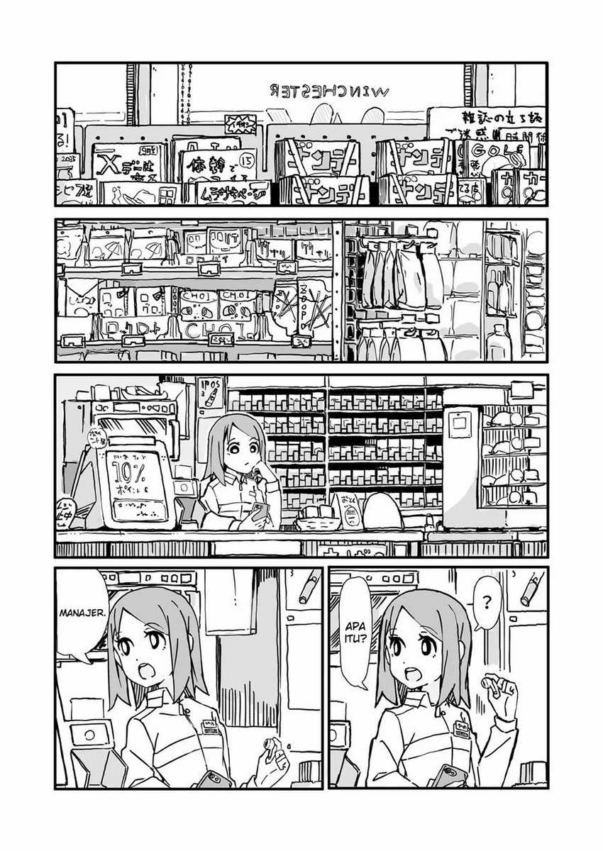 Baca Komik Convenience Store of the Dead ~The Convenience Store Clerk Will Get Rescued in 100 Days~ Chapter 1 Gambar 1