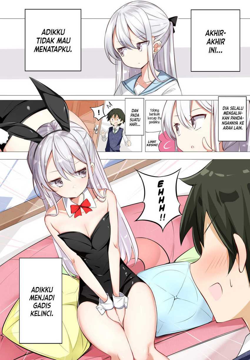 Baca Imouto ga Ichi Nichi Ikka Shika Me wo Awasete Kurenai Chapter 1 Gambar 2