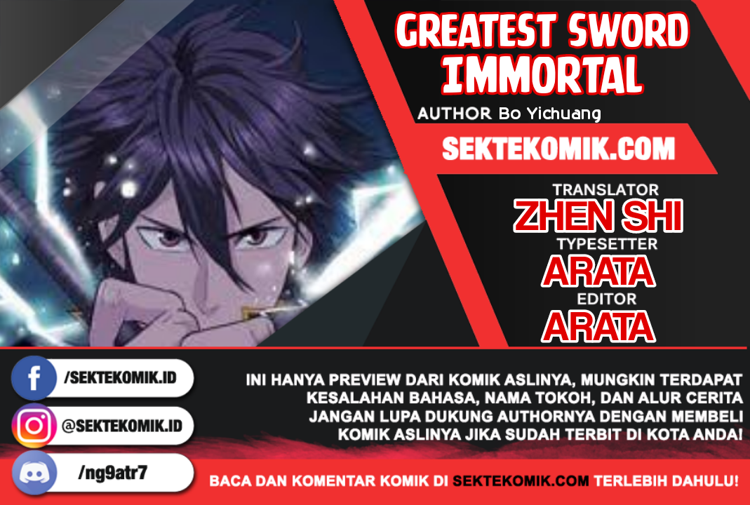 Baca Komik Greatest Sword Immortal Chapter 91 Gambar 1