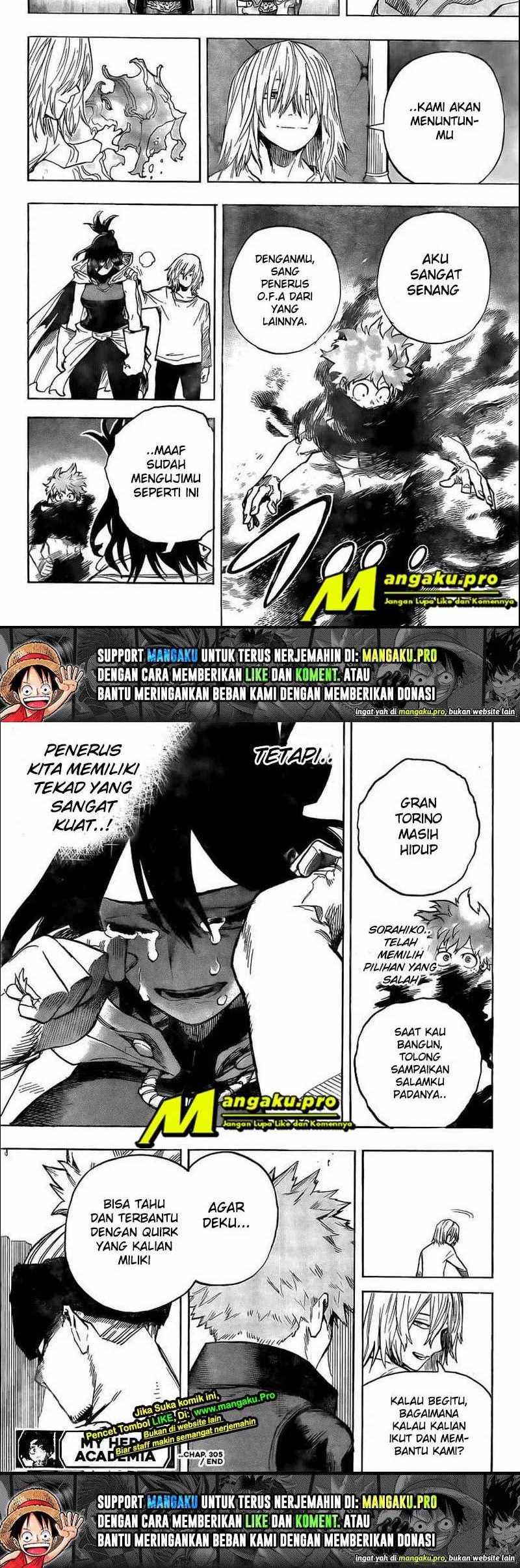 Boku no Hero Academia Chapter 305 Gambar 10