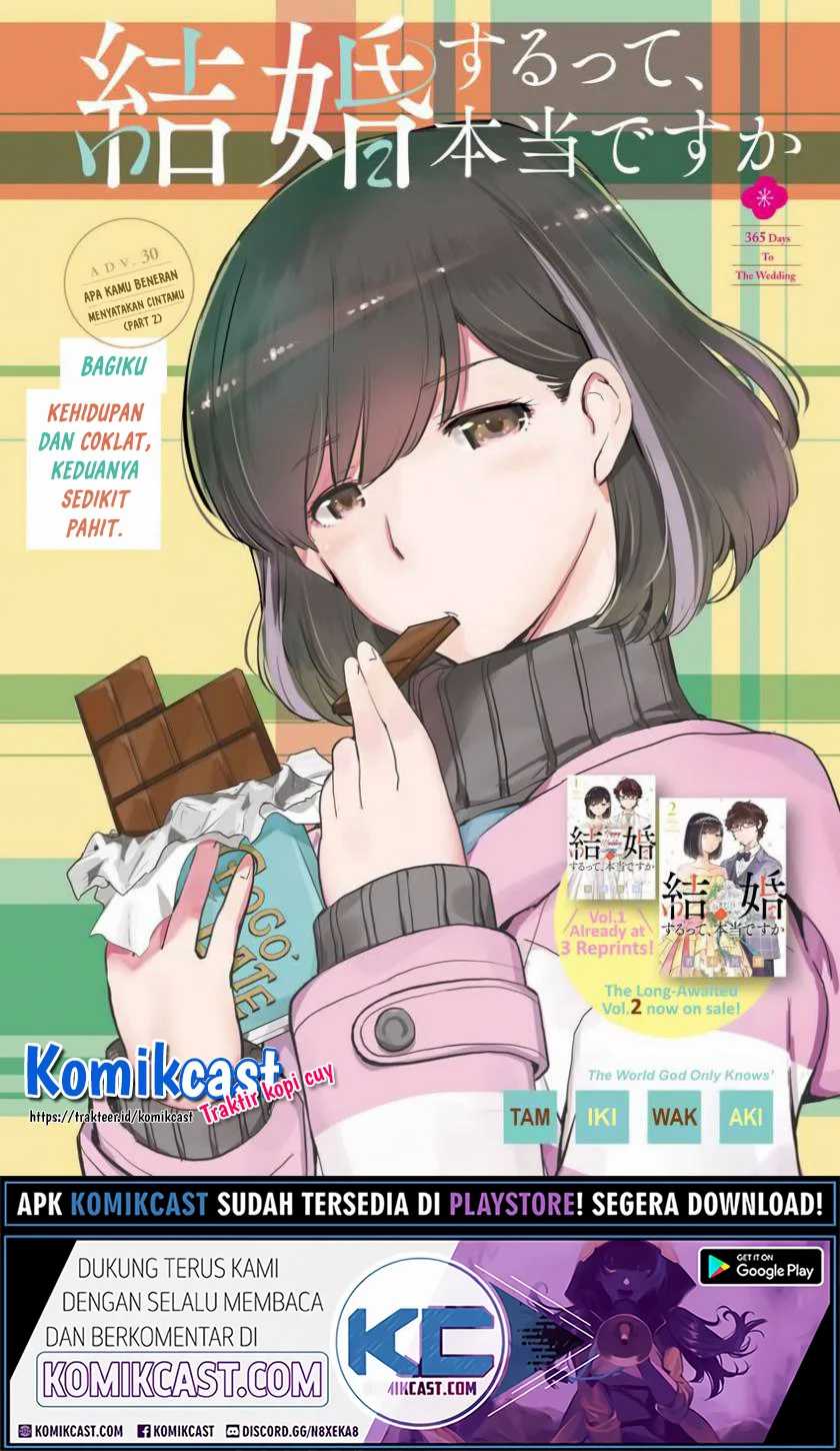 Baca  Kekkon Surutte, Hontou Desu Ka? Chapter 30 Gambar 2