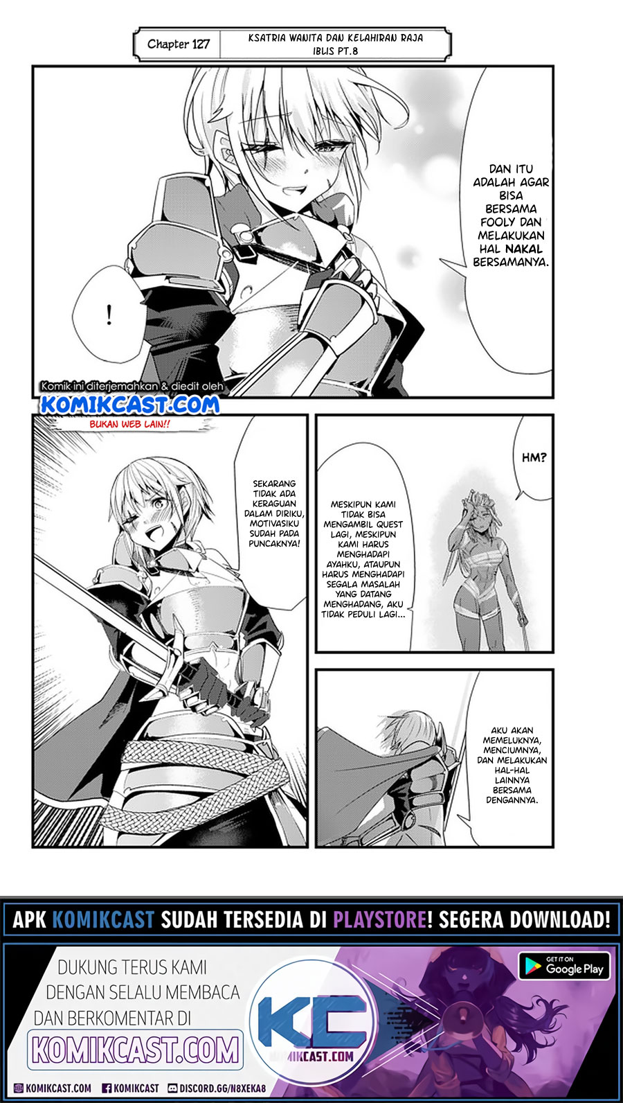 Ima Made Ichido mo Onna Atsukaisareta koto ga nai Onna Kishi wo Onna Atsukai suru Chapter 127 Gambar 3