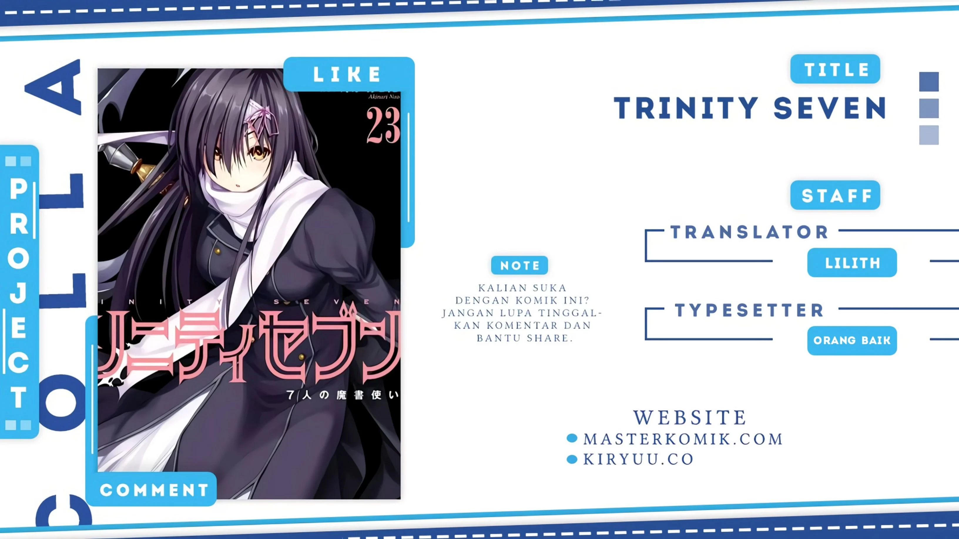 Baca Komik Trinity Seven Chapter 88 Gambar 1