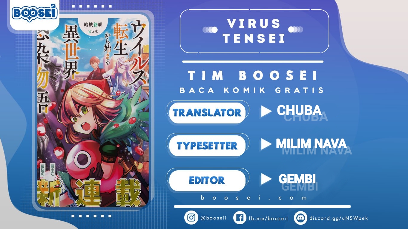 Baca Komik Virus Tensei kara Isekai Kansen Monogatari Chapter 6.1 Gambar 1