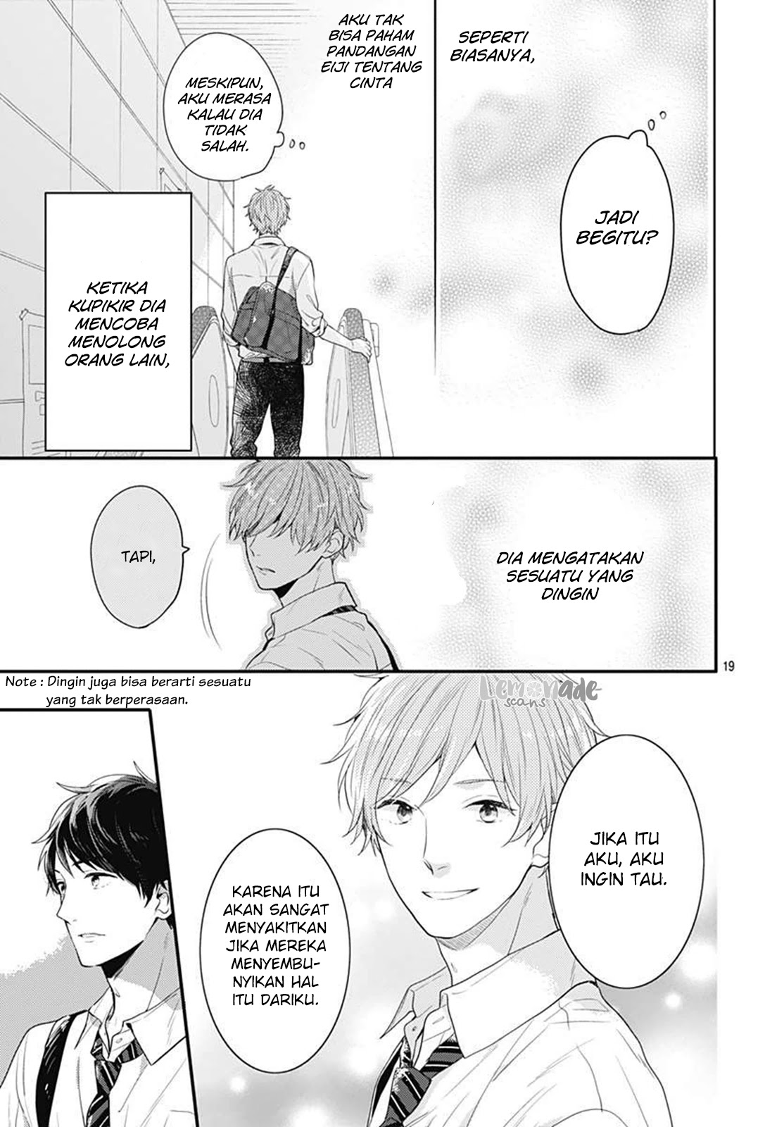 Koi wo Shiranai Bokutachi wa Chapter 3 Gambar 20