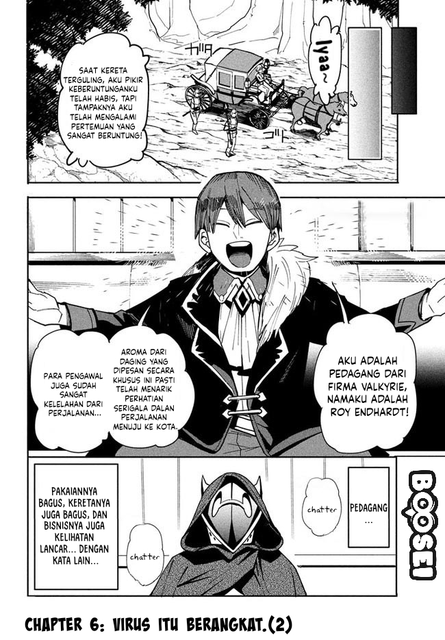 Virus Tensei kara Isekai Kansen Monogatari Chapter 6.2 Gambar 4