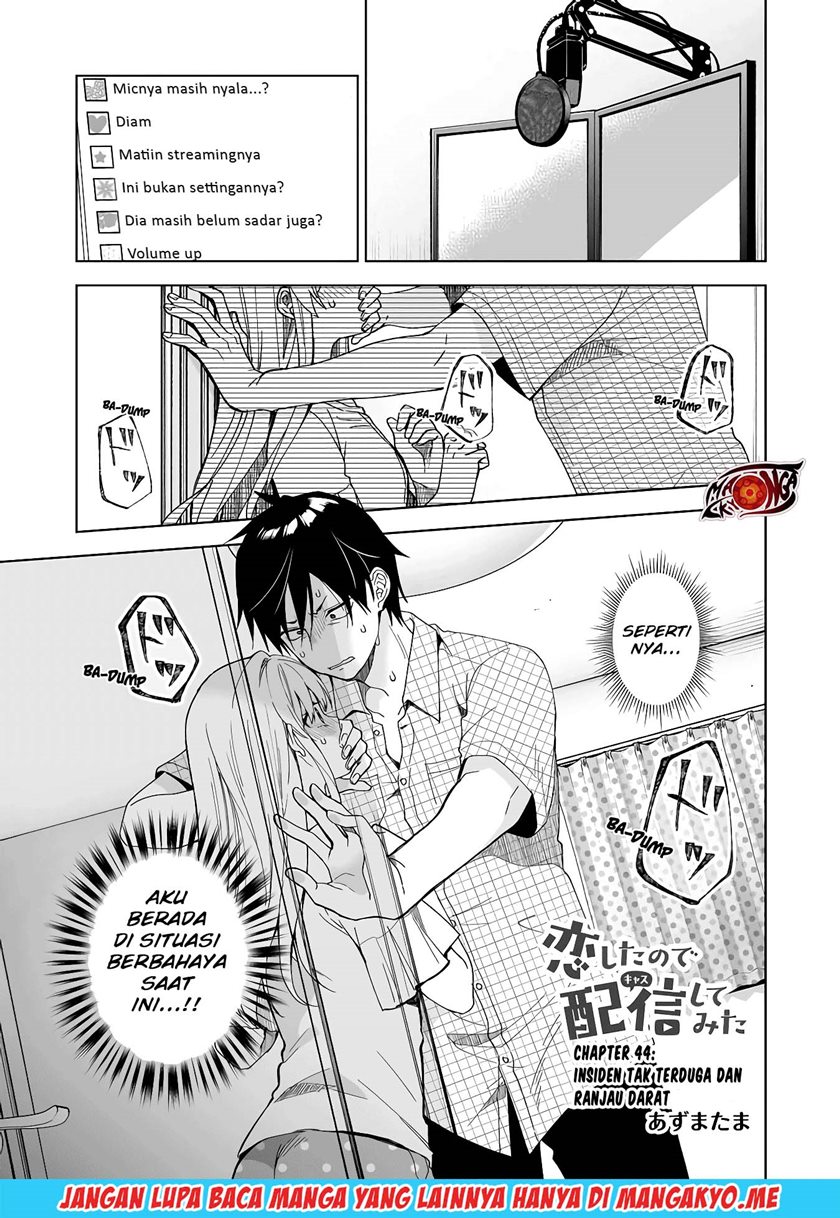 Baca  Koi Shita no de, Haishin Shite Mita Chapter 44 Gambar 2