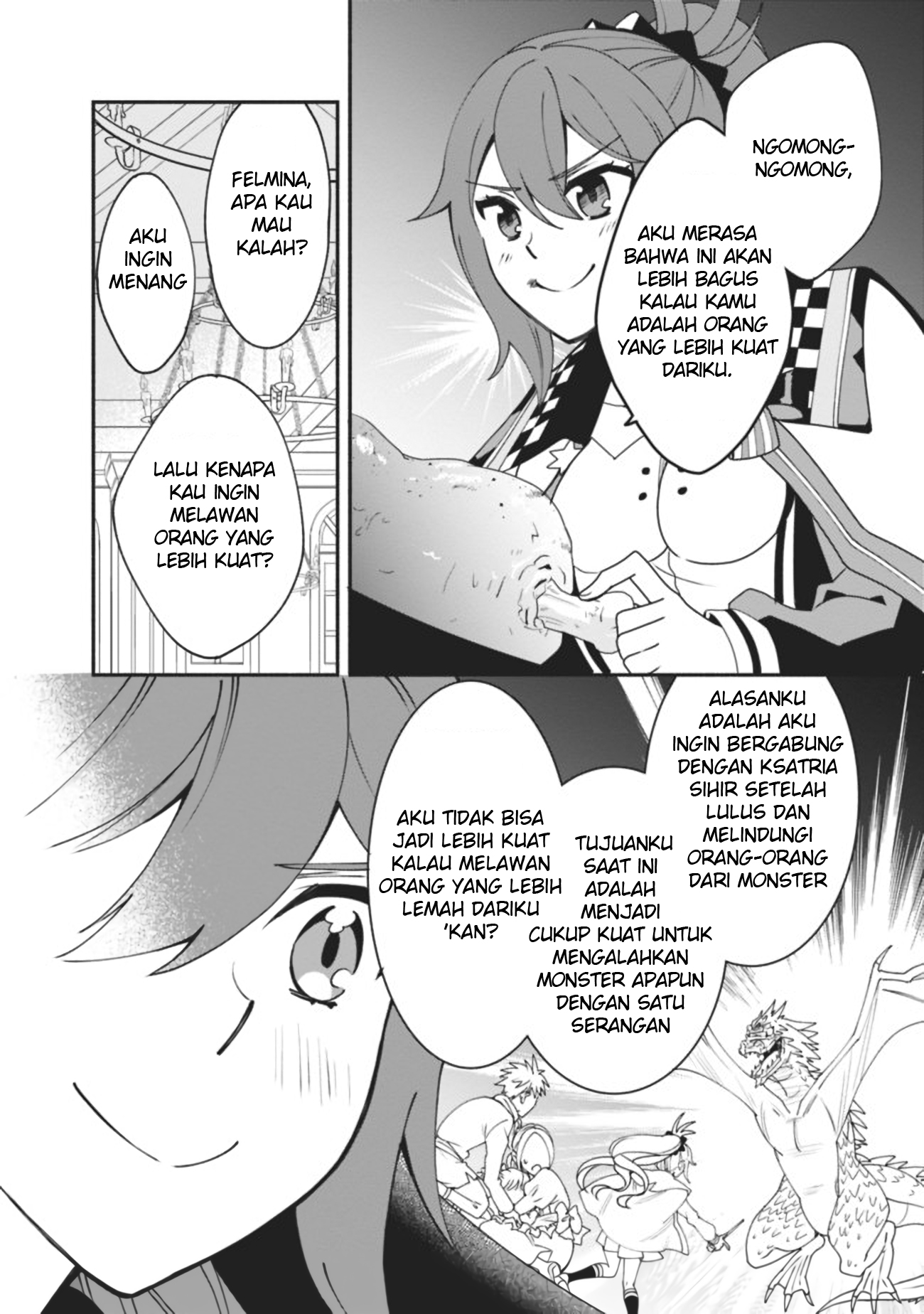 Doryoku Shisugita Sekai Saikyou no Butouka ha, Mahou Sekai wo Yoyuu de Ikinuku Chapter 05 Gambar 9