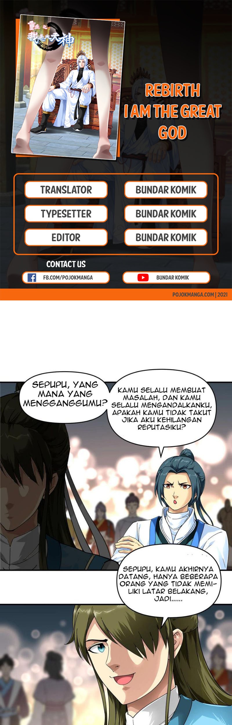 Baca  Rebirth I Am The Great God Chapter 52 Gambar 2