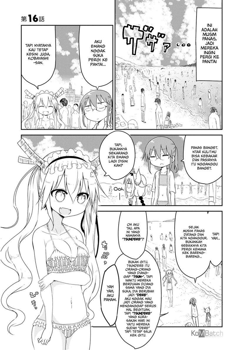 Kobayashi-san Chi no Maid Dragon Chapter 16 Gambar 3